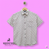 Jaipuri Block Print Half Sleeves Shirt for Men — image 2