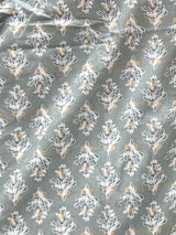 Jaipuri Grey Block Printed Half Sleeves Shirt for Men — image 4