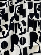 Jaipuri Black/White Abstract Print Half Sleeves Shirt for Men — image 4